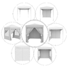 Outsunny-Gazebo-Pieghevole-Pop-Up-2x2-m-con-4-Pareti-Rimovibili-in-Poliestere-e-Acciaio-Bianco