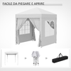 Outsunny-Gazebo-Pieghevole-Pop-Up-2x2-m-con-4-Pareti-Rimovibili-in-Poliestere-e-Acciaio-Bianco