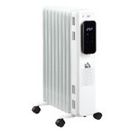 HOMCOM-Calorifero-a-Olio-a-9-Elementi-3-Livelli-di-Riscaldamento-e-Timer-42-5x24x63cm-Bianco