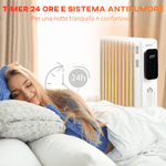 HOMCOM-Calorifero-a-Olio-a-9-Elementi-3-Livelli-di-Riscaldamento-e-Timer-42-5x24x63cm-Bianco