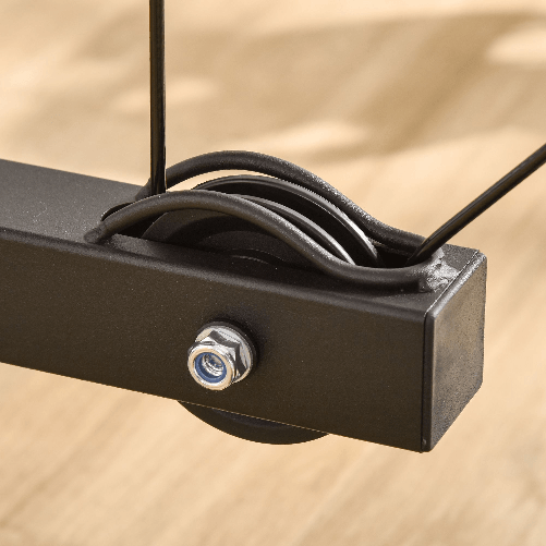 HOMCOM-Stazione-Fitness-Pull-Down-da-Casa-con-Panca-e-Cavo-Regolabile-in-Acciaio-107x120x190cm-Nero