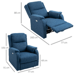 HOMCOM-Poltrona-Relax-Elettrica-con-Schienale-Reclinabile-160--Poggiapiedi-e-Porta-USB-Lino-Blu