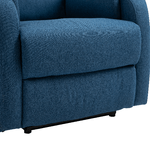 HOMCOM-Poltrona-Relax-Elettrica-con-Schienale-Reclinabile-160--Poggiapiedi-e-Porta-USB-Lino-Blu