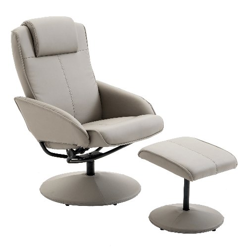 HOMCOM-Poltrona-Sedia-Relax-Reclinabile-con-Sgabello-Poggiapiedi-in-Pelle-Finta-per-Soggiorno-o-Studio-78-67-98-cm-Grigia