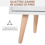 HOMCOM-Mobiletto-con-Piedini-in-Legno-di-Pino-Bianco-80-x-29-5-x-96cm