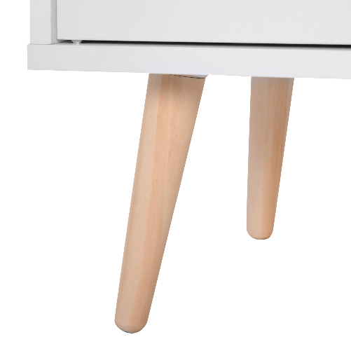 HOMCOM-Mobiletto-con-Piedini-in-Legno-di-Pino-Bianco-80-x-29-5-x-96cm