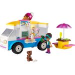 LEGO Friends 41715 Il Furgone dei Gelati, Set con Gelato e Cane Giocattolo, con Mini Bamboline