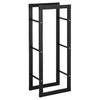 HOMCOM-Scaffale-Porta-Legna-Legnaia-Verticale-Supporto-per-Legna-Portata-100kg-Metallo-40---25---100cm