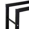 HOMCOM-Scaffale-Porta-Legna-Legnaia-Verticale-Supporto-per-Legna-Portata-100kg-Metallo-40---25---100cm