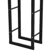 HOMCOM-Scaffale-Porta-Legna-Legnaia-Verticale-Supporto-per-Legna-Portata-100kg-Metallo-40---25---100cm