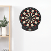 HOMCOM-Bersaglio-a-freccette-elettronico-in-PP-con-6-Freccette-e-Tabellone-segna-Punti-44x39-5x-2-2cm-Nero
