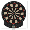 HOMCOM-Bersaglio-a-freccette-elettronico-in-PP-con-6-Freccette-e-Tabellone-segna-Punti-44x39-5x-2-2cm-Nero
