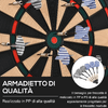 HOMCOM-Bersaglio-a-freccette-elettronico-in-PP-con-6-Freccette-e-Tabellone-segna-Punti-44x39-5x-2-2cm-Nero