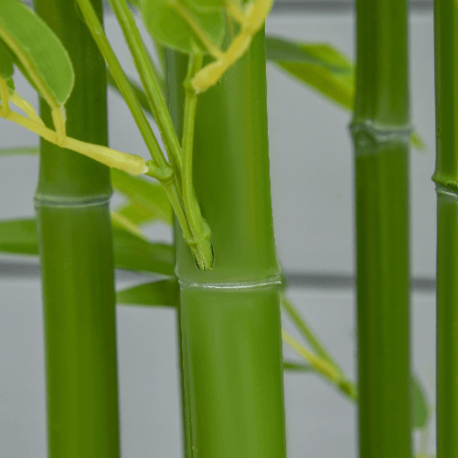 HOMCOM-Pianta-Finta-di-Bambu-Alta-150cm-con-Vaso-Incluso-per-Interno-ed-Esterno