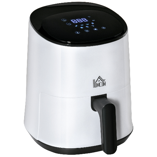 HOMCOM-Friggitrice-ad-Aria-2-5L-1300W-con-7-Menu-Schermo-LED-e-Tegame-33-9x24-9x29-9cm