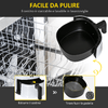HOMCOM-Friggitrice-ad-Aria-2-5L-1300W-con-7-Menu-Schermo-LED-e-Tegame-33-9x24-9x29-9cm