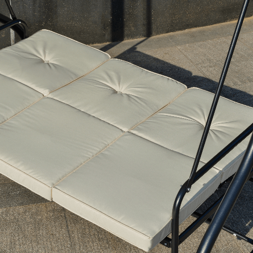 Outusunny-Dondolo-Letto-da-Giardino-3-Posti-con-Tettuccio-Regolabile-Metallo-e-Poliestere-Beige