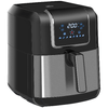 HOMCOM-Friggitrice-ad-Aria-8-in-1-da-6-5-Litri-1700W-con-12-Programmi-Accessori-e-Schermo-LED-Nera