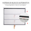 HOMCOM-Schermo-di-Proiezione-100-Pollici-Regolabile-Ottimo-Contrasto-Tessuto-Metallo-203-x-152-cm-Bianco-Nero