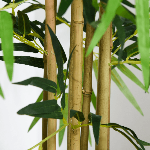Outsunny-Bambu-Artificiale-con-Vaso-per-Interno-ed-Esterno--18x150cm