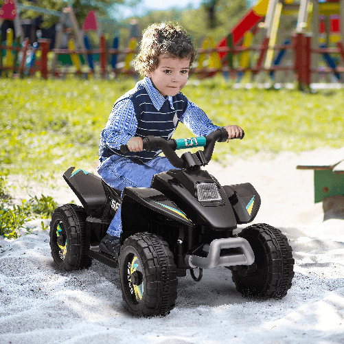 HOMCOM-Quad-Elettrico-per-Bambini-18-36-Mesi-con-Batteria-Ricaricabile-da-6V-72x40x45-5-cm-Nero
