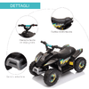 HOMCOM-Quad-Elettrico-per-Bambini-18-36-Mesi-con-Batteria-Ricaricabile-da-6V-72x40x45-5-cm-Nero