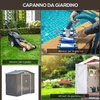 Outsunny-Casetta-da-Giardino-Porta-Utensili-in-Lamiera-con-Porte-Scorrevoli-213x130x185cm-Grigio