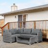 Outsunny-Set-Mobili-da-Giardino-in-Rattan-PE-da-4-Pezzi-Salotto-con-Divano-Angolare-e-Tavolino-con-Vetro-Cuscini-Imbottiti-e-Sfoderabili-Grigio