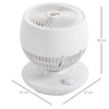 HOMCOM-Ventilatore-da-Tavolo-3-Velocita-Oscillazione-70--e-Inclinazione-90--27x27x34cm-Bianco-e-Nero