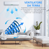 HOMCOM-Ventilatore-da-Tavolo-3-Velocita-Oscillazione-70--e-Inclinazione-90--27x27x34cm-Bianco-e-Nero