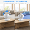 HOMCOM-Ventilatore-da-Tavolo-3-Velocita-Oscillazione-70--e-Inclinazione-90--27x27x34cm-Bianco-e-Nero