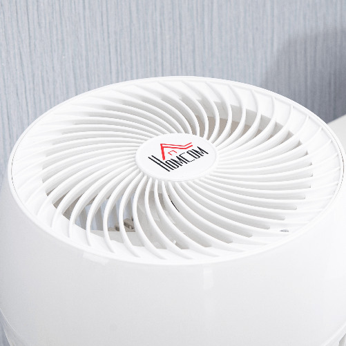 HOMCOM-Ventilatore-da-Tavolo-3-Velocita-Oscillazione-70--e-Inclinazione-90--27x27x34cm-Bianco-e-Nero