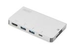 Docking-Station-Usb-Tipo-C-Con-6-Porte-Usb-Hdmi-Tipo-C-Lettore-Card