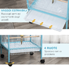 PawHut-Gabbia-per-Uccelli-2-in-1-Voliera-da-Interni-con-4-Ruote-e-Vassoi-Estraibili-51-5x50x140cm