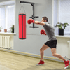 HOMCOM-Supporto-per-Sacco-da-Boxe--40x64x60-88cm--Fissaggio-a-Parete-Max-100-kg