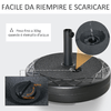 Outsunny-Base-per-Ombrellone-Rotonda--55cm-in-Plastica-da-30kg-per-Pali-da--38-48mm-Nero