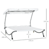 Outsunny-Lettino-Matrimoniale-2-Posti-Parasole-Regolabile-da-Esterno-e-Giardino-200x170-x134cm-Crema