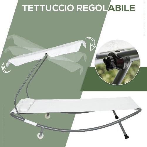Outsunny-Lettino-Matrimoniale-2-Posti-Parasole-Regolabile-da-Esterno-e-Giardino-200x170-x134cm-Crema