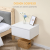 HOMCOM-Comodino-Set-2-Pezzi-con-Cassetto-e-Design-Sospeso-in-Truciolato-e-MDF-49x38x23-cm-Bianco