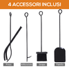 HOMCOM-Portalegna-da-Interno-ed-Esterno-in-Acciaio-Porta-Legna-per-Camino-con-Attizzatoio-Paletta-Scopino-Pinza-46x30x76cm---Nero