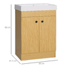 kleankin-Mobile-Bagno-sotto-Lavabo-in-Truciolato-con-Ripiani-Regolabili-e-Lavello-Curvo-60x41-5x88-cm