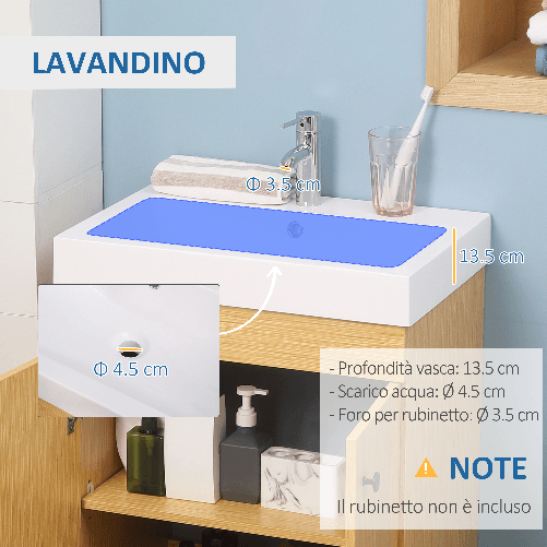 kleankin-Mobile-Bagno-sotto-Lavabo-in-Truciolato-con-Ripiani-Regolabili-e-Lavello-Curvo-60x41-5x88-cm