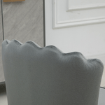 HOMCOM-Set-2-Sedie-Moderne-e-Imbottite-per-Salotto-o-Soggiorno-con-Rivestimento-Effetto-Vellutato-57x58x88cm-Grigio