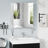 kleankin-Armadietto-Bagno-con-3-Ante-Specchiate-e-Ripiani-Regolabili-70x15x60cm-Bianco