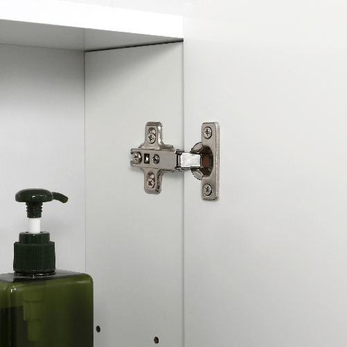 kleankin-Armadietto-Bagno-con-3-Ante-Specchiate-e-Ripiani-Regolabili-70x15x60cm-Bianco