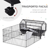 PawHut-Gabbia-per-Conigli-Ricci-Porcellini-d-India-e-Roditori-Conigliera-per-Interni-in-Metallo-Nero-88x128-5x56cm