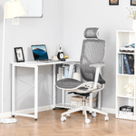 Vinsetto-Sedia-Ergonomica-da-Ufficio-con-Poggiatesta-Inclinazione-e-Altezza-Regolabile-Poltrona-Girevole-Basculante-con-Ruote-e-Schiena-in-Rete-67x65x120-128cm-Grigio