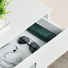 HOMCOM-Scarpiera-Moderna-in-Legno-2-Cassetti-puo-contenere-16-paia-di-Scarpe-70x29x92cm-Bianco