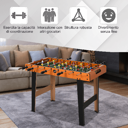 HOMCOM-Calcio-Balilla-in-Legno-con-22-Giocatori-e-Accessori-Inclusi-84-5-x-40-x-61-2cm