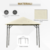 Outsunny-Gazebo-da-Giardino-3x3m-in-Metallo-con-Doppio-Tettuccio-Bianco-e-Crema